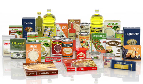 Assortment of Food Products