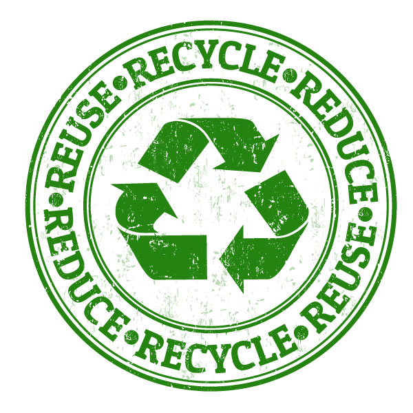 Reduce Reuse Recycle Badge