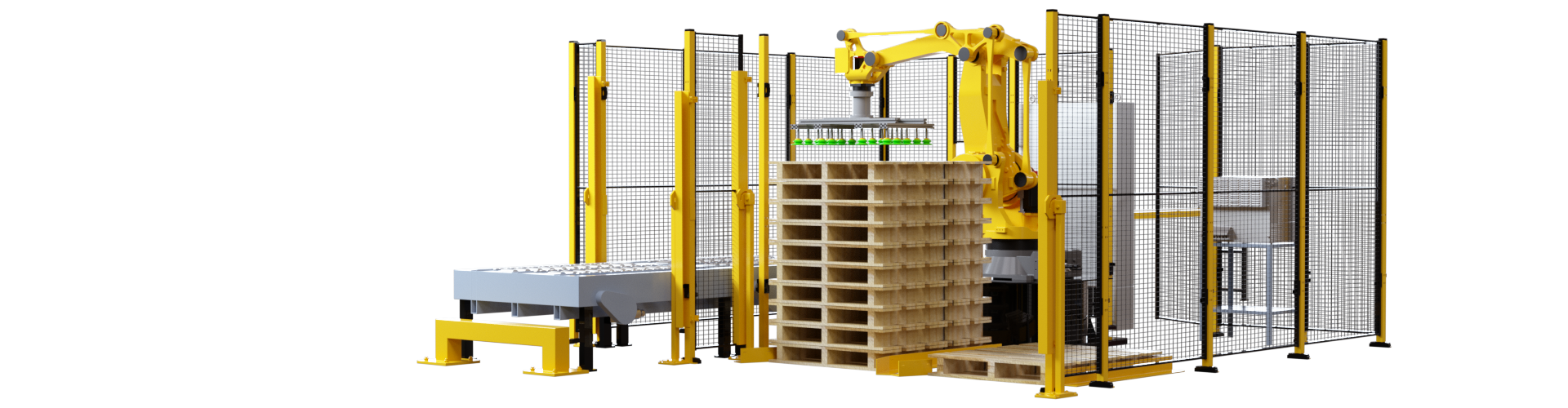 Robotic Palletizing Series Rendering